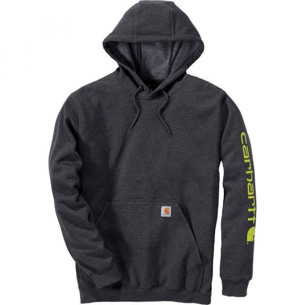 Carhartt Logo Hooded Sweatshirt Cinzento L
