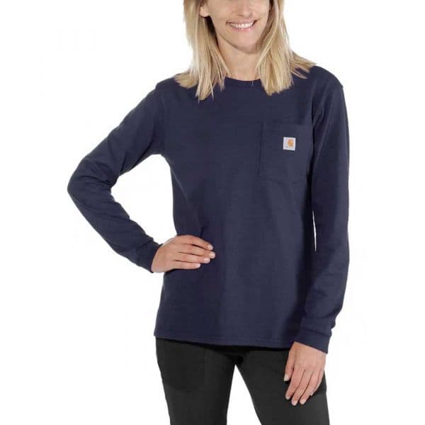 Carhartt Workwear Pocket Long Sleeve T-shirt Azul L