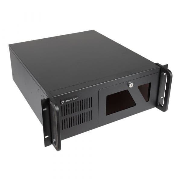 Unyka Caixa Rack UK4229 19" 4U Black 2USB 3.0
