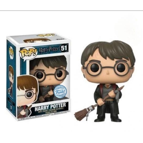 Funko POP! Harry Potter - Harry Potter with Firebolt & Feather #51