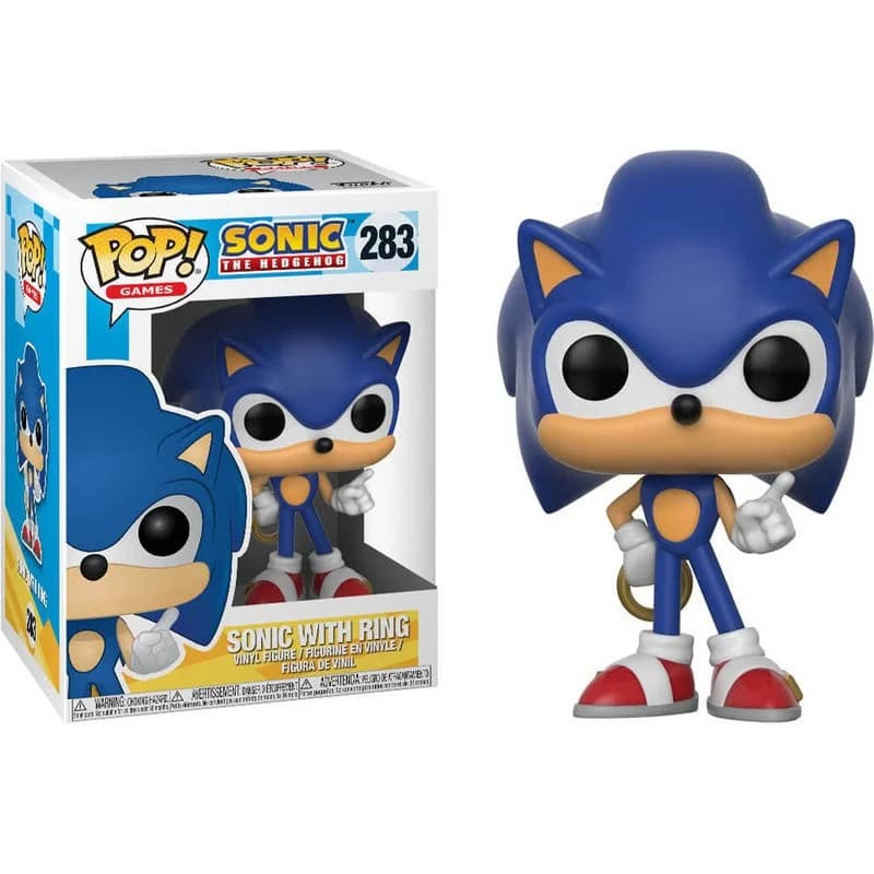 Funko POP! Games: Sonic the Hedgehog - Sonic with Ring #283
