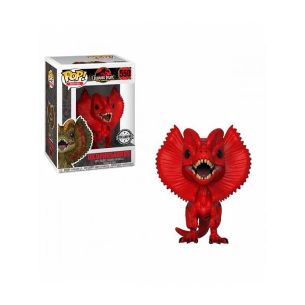 Funko POP! Movies: Jurassic Park - Dilophosaurus Red Exclusive #550