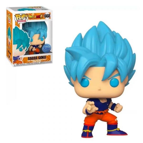 Funko POP! Animation: Dragon Ball Super - SSGSS Goku Exclusive #668
