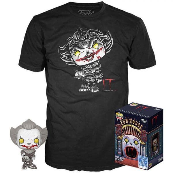 Funko POP! IT Chapter 2 - Pennywise #830 + T-shirt Tamanho M Preto