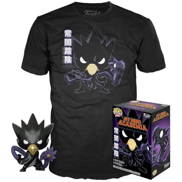 Funko POP! Tee Box + Pop My Hero Academia Tokoyami (Metallic) Special Edition M