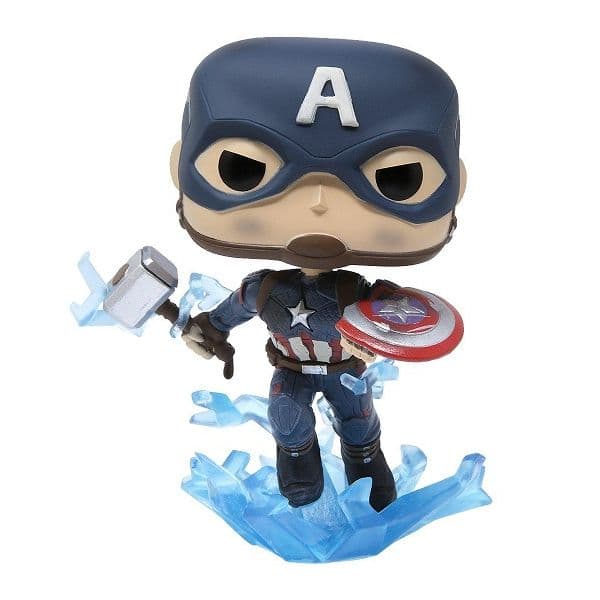 Funko POP! Marvel: Avengers: Endgame - Captain America With Broken Shield And Mjölnir #573