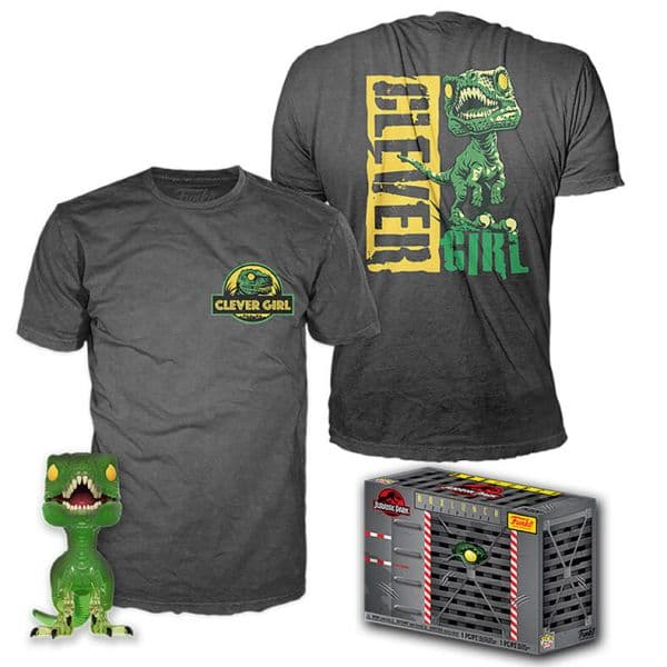 Funko POP & Tee! Jurassic Park - Velociraptor XL