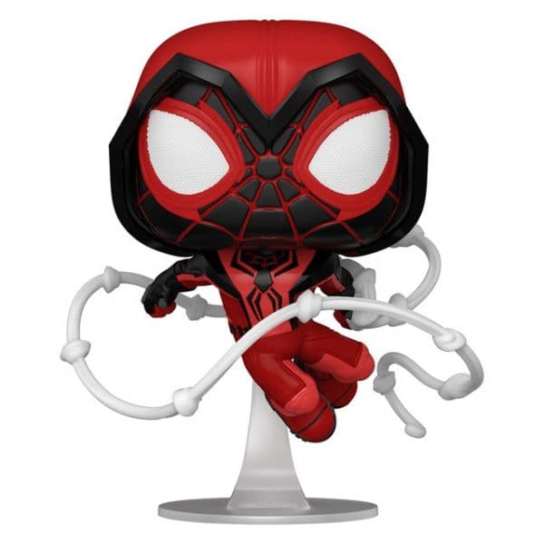 Funko POP! Games: Marvel's Spider-Man: Miles Morales - Miles Morales (Crimson Cowl Suit) #770