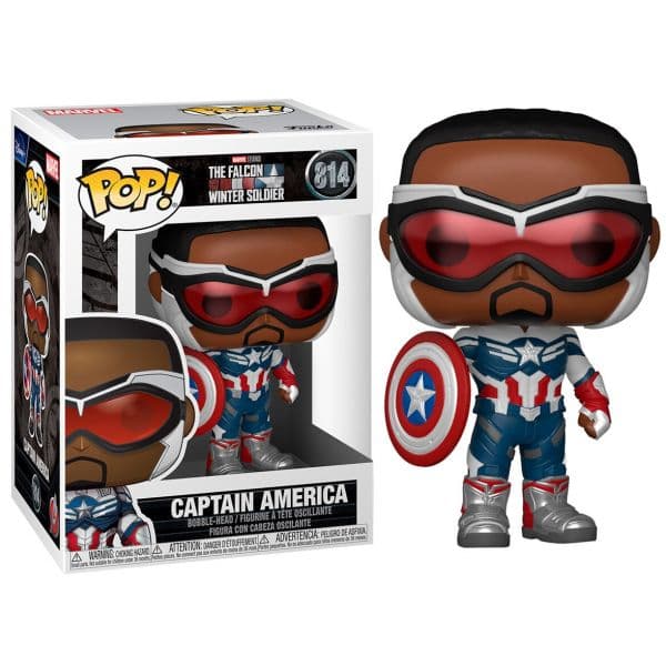 Funko POP! Marvel: Falcon and Winter Soldier - Captain America #814