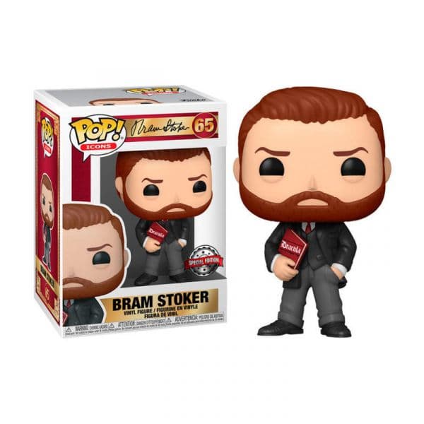 Funko POP! Icons - Bram Stoker Holding Dracula Book Special Edition #65