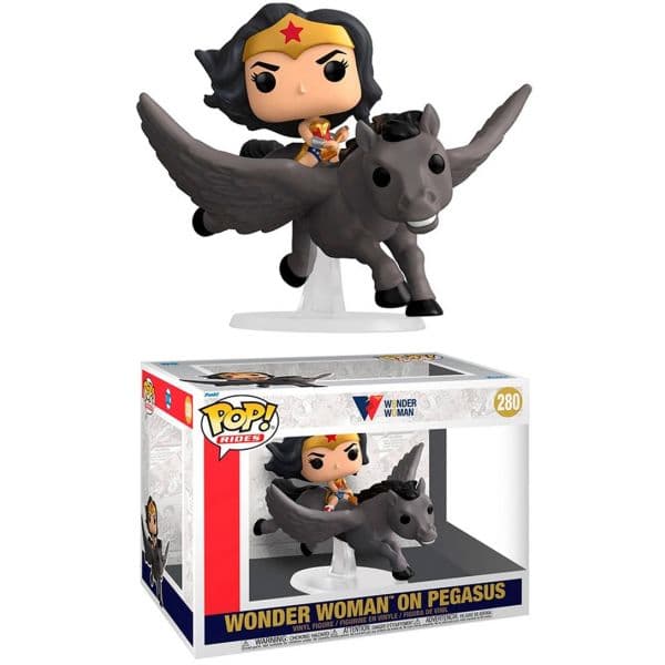 Funko POP! Heroes: Wonder Woman 80th Anniversary - Wonder Woman On Pegasus #280