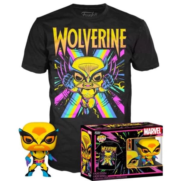 Funko Figura POP! Wolverine Marvel Black Light c/ Camisola XL