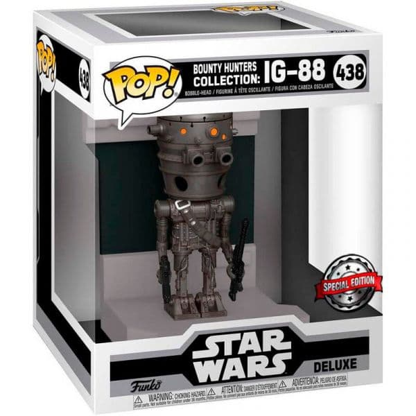 Funko Pop! Deluxe Star Wars: Bounty Hunters IG-88 Exclusivo #438