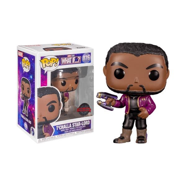 Funko POP! Marvel What If...? - T'Challa Star-Lord (Unmasked) Exclusive #876