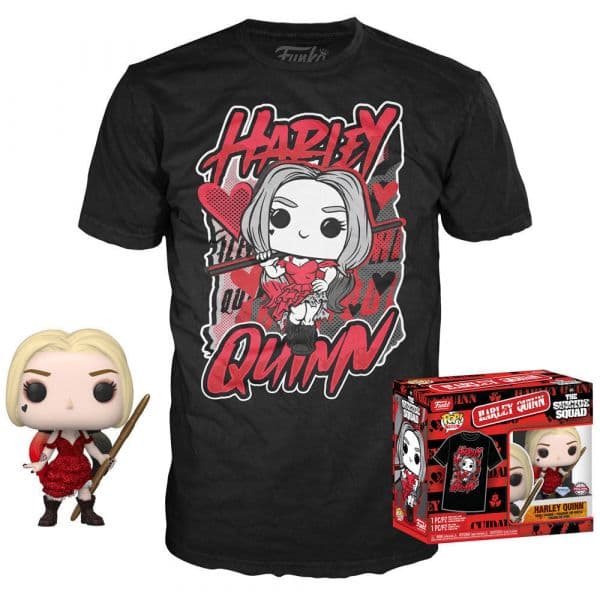 Funko Pop! & Tee DC Comics: Esquadrão Suicida - Harley Quinn XL Multicolor