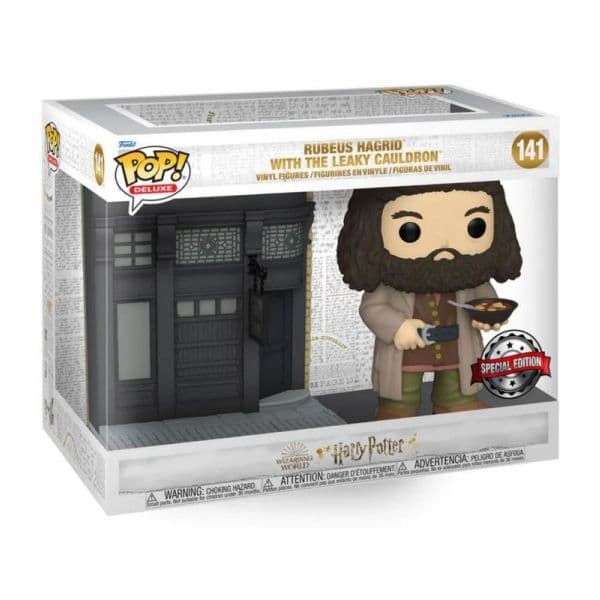 Funko POP! Deluxe: Harry Potter - Rubeus Hagrid with the Leaky Cauldron (Special Edition) #141