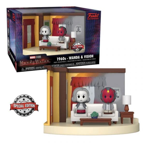 Funko POP! Mini Moments: Marvel WandaVision Living Room 1960s Special Edition