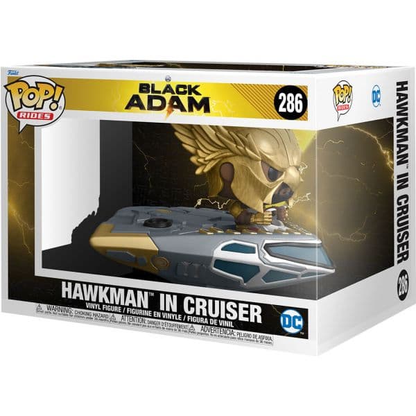 Funko POP! Rides: Black Adam - Hawkman in Cruiser #286