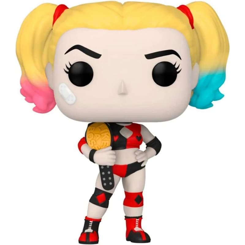 Funko POP! Heroes: DC Comics - Harley Quinn with Belt (PX Previews Sticker Exclusive) #436