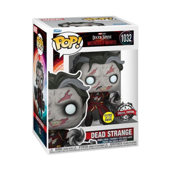 Funko POP! Movies: Doctor Strange in the Multiverse of Madness - Dead Strange (GITD) #1032