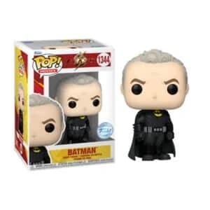 Funko POP! Movies: The Flash - Batman (Keaton Unmasked) (PX Previews Sticker Exclusive) #1344