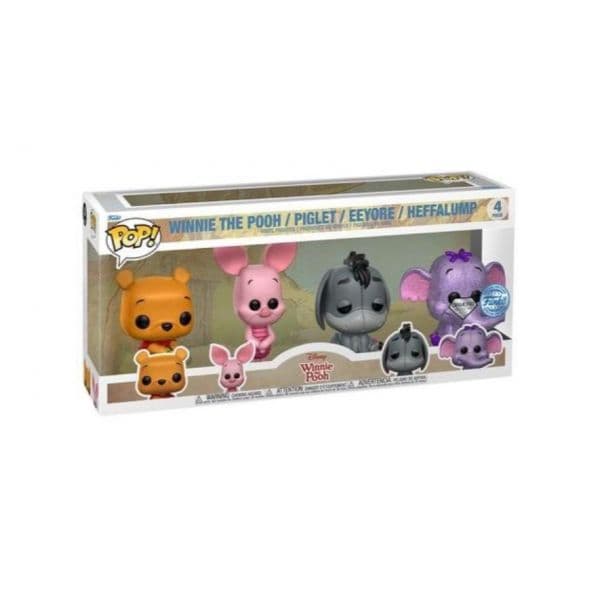 Funko POP! Disney: Winnie The Pooh - Winnie the Pooh / Piglet / Eeyore / Heffalump (Diamond Glitter) #4Pack