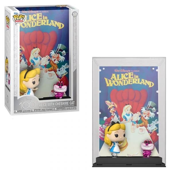 Funko POP! Movies: Posters: Disney 100th Anniversary - Alice With Cheshire Cat #11
