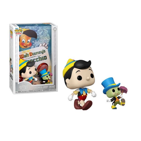 Funko POP! Movies: Posters: Disney 100th Anniversary - Pinnocchio & Jiminy Cricket #08