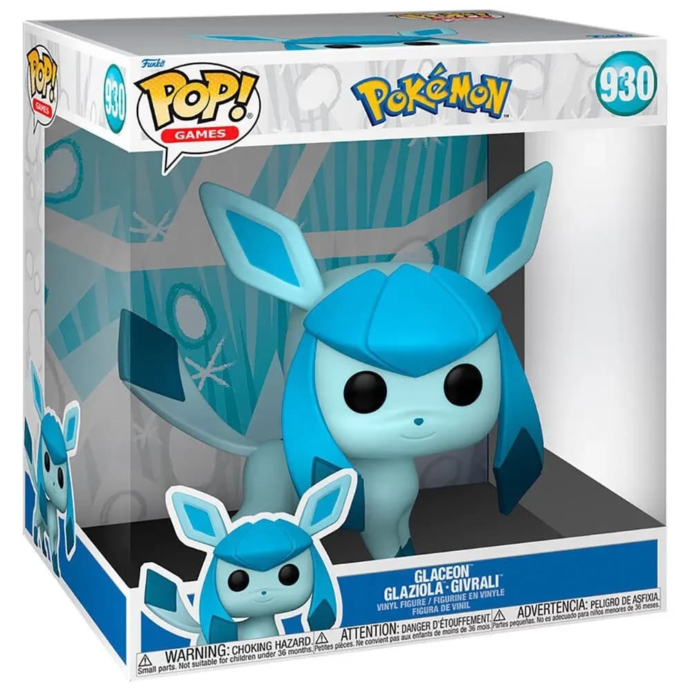 Funko Jumbo POP! Games: Pokémon - Glaceon #930