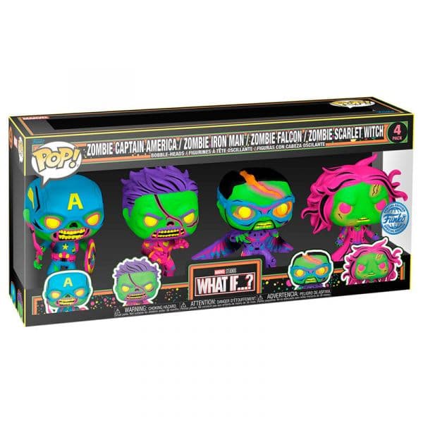 Funko Pop Marvel What If...? - Zombie #4-Pack