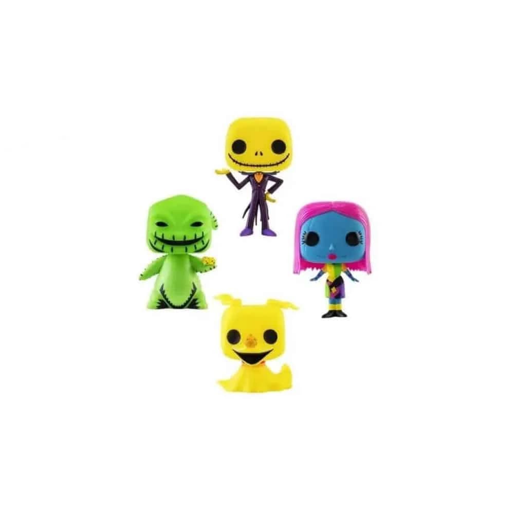 Funko Pop! Disney The Nightmare Before Christmas - Jack Skellington, Oogie Boogie, Sally, Zero