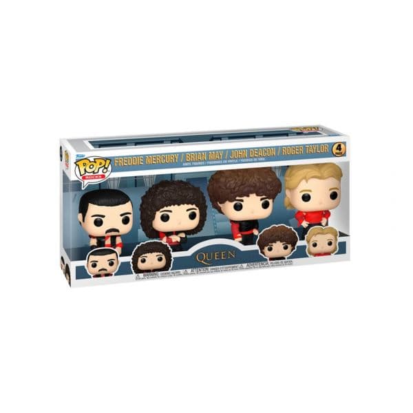 Funko POP! Rocks: Queen - Radio Ga Ga (4-Pack)