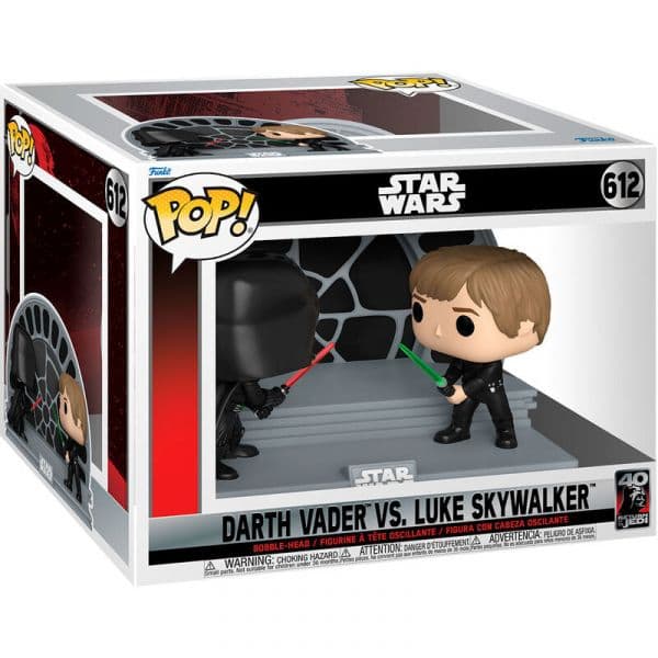 Funko POP! Movie Moment: Star Wars: Return of the Jedi 40th Anniversary - Darth Vader vs Luke Skywalker #612