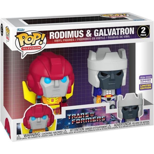 Funko POP! Retro Toys: Transformers - Rodimus & Galvatron (SDCC 2023 Exclusive) #2Pack