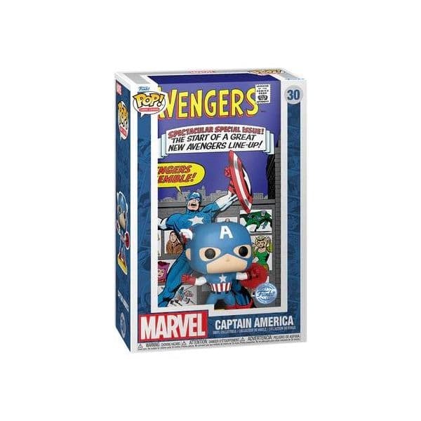 Funko POP! Comic Covers: Marvel - Captain America (Exclusive) #30