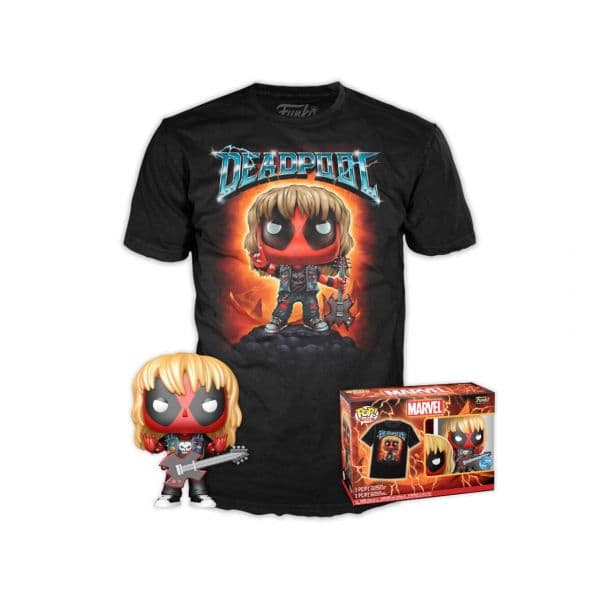 Funko Pop! Marvel: Deadpool Heavy Metal - T-Shirt L