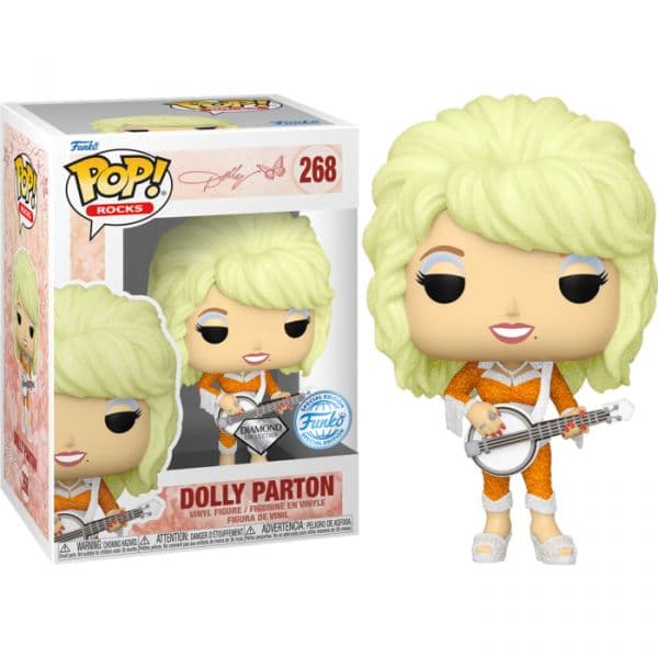 Funko POP! Rocks - Dolly Parton (Diamond Glitter) Exclusive #268
