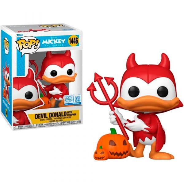 Funko POP! Disney Mickey And Friends - Devil Donald With Pumpkin #1446