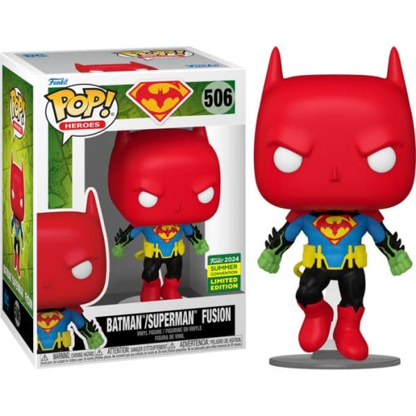 Funko POP! Heroes: DC - Batman/Superman Fusion (SDCC 2024 Exclusive) #506