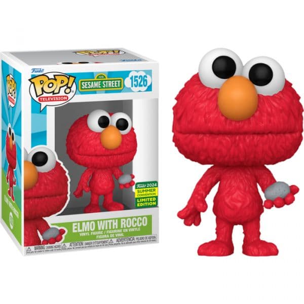 Funko POP! Television: Sesame Street - Elmo with Rocco (2024 Summer Convention Exclusive) #1526