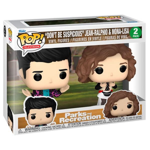 Funko POP! Parks and Recreation - Jean-Ralphio & Mona Lisa #2-Pack