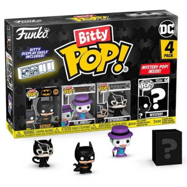 Funko Bitty Pop! DC Comics Batman 85th Anniversary Series 1 - Multicor / Preto