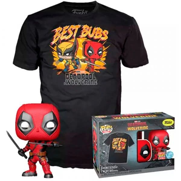 Funko Marvel - Deadpool & Wolverine Pop! & Tee XL