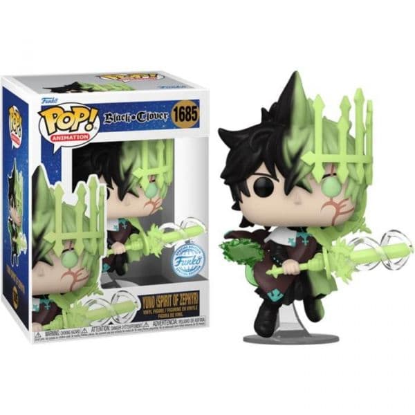 Funko POP! Animation: Black Clover - Yuno (Spirit of Zephyr) Exclusive #1685