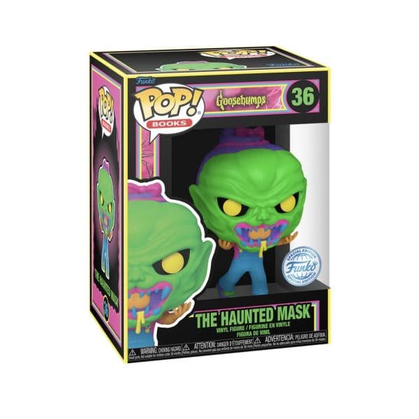 Funko POP! Books: Goosebumps - The Haunted Mask (Black Light Exclusive) #36