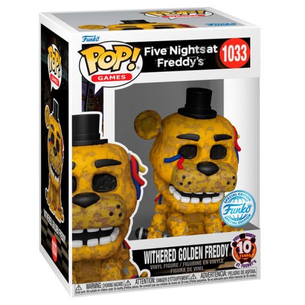 Funko Pop! Five Nights at Freddy's - Withered Golden Freddy #1033