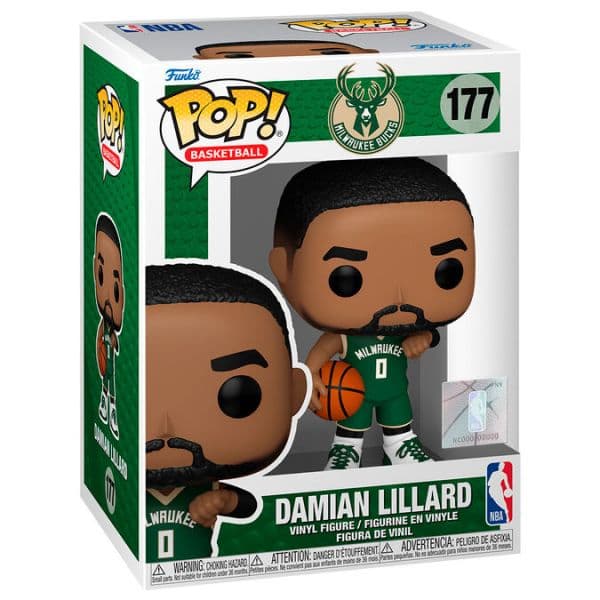Funko POP! NBA: Milwaukee Bucks - Damian Lillard #177