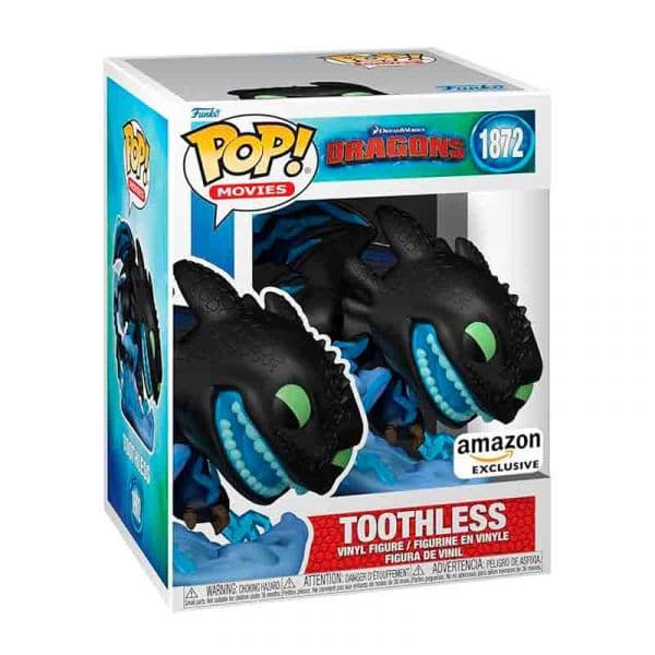Funko POP! Oversized: How To Train Your Dragon - Toothless with Lightning (Amazon Exclusive) #1872