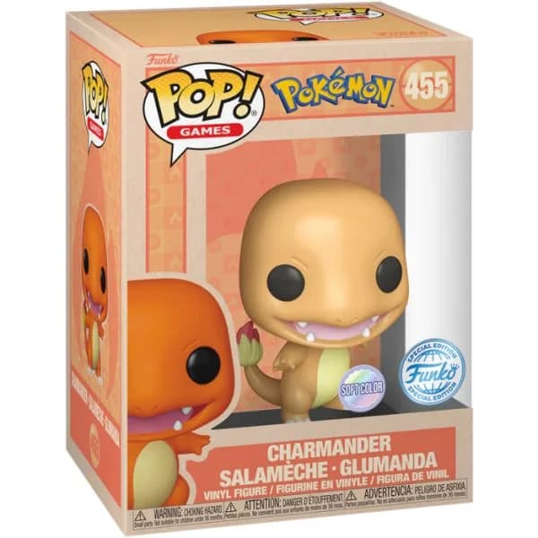Funko POP! Games: Pokémon - Charmander (Soft Colour) Exclusive #455