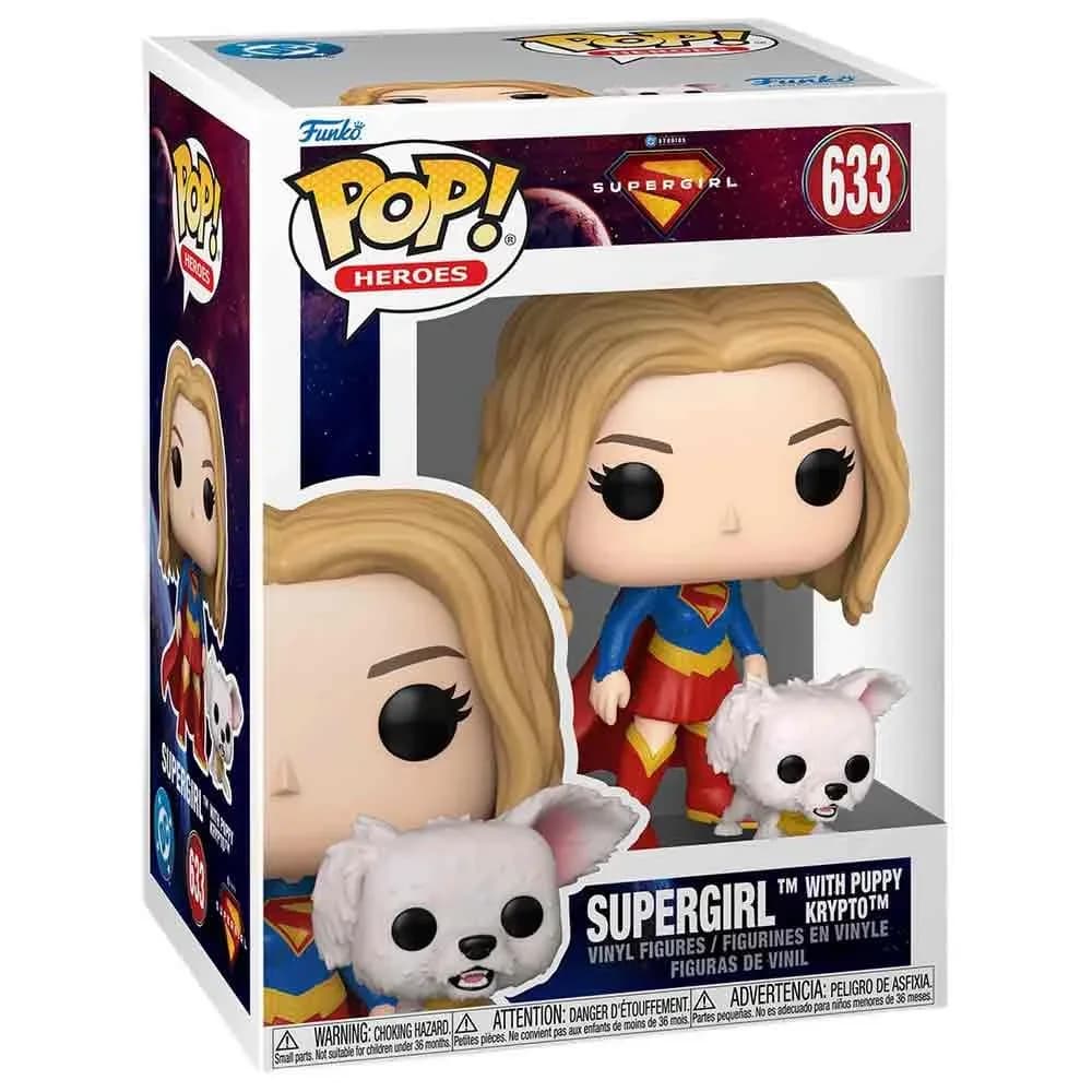 Funko POP! Heroes: DC Comics - Supergirl With Puppy Krypto #633